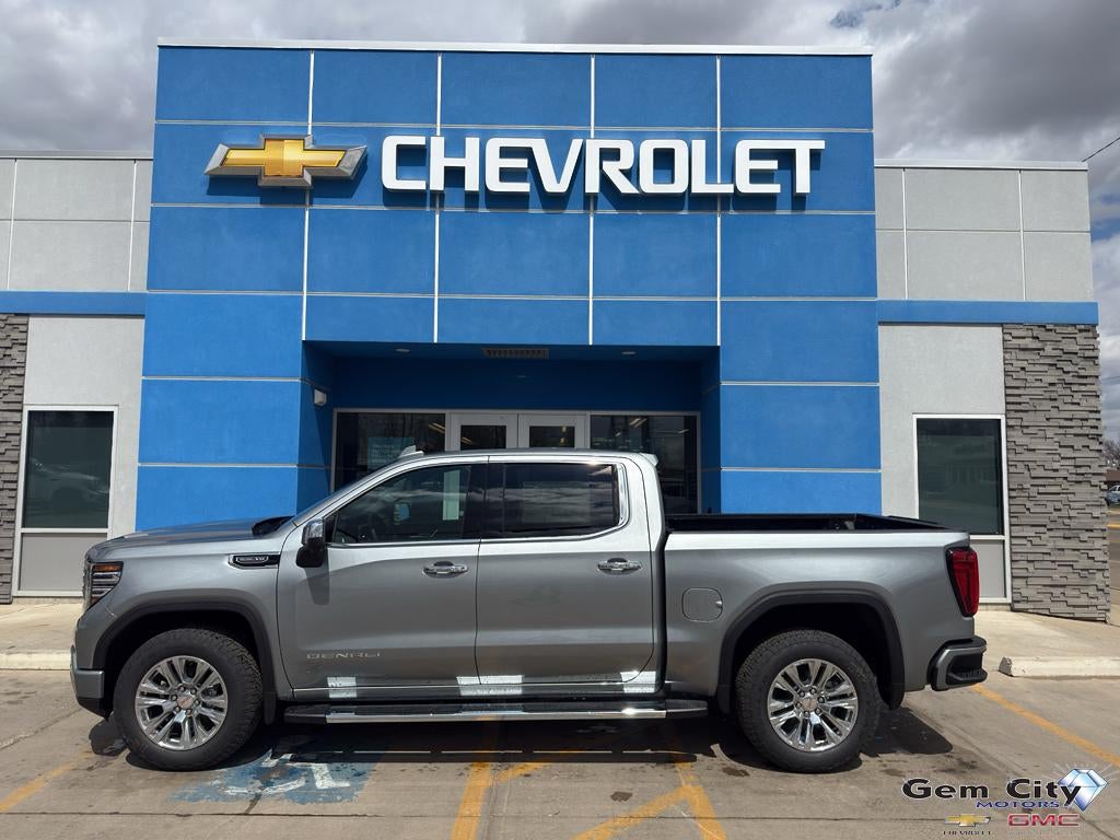 2026 GMC Sierra 1500 Denali in Sterling Metallic — front three-quarter view